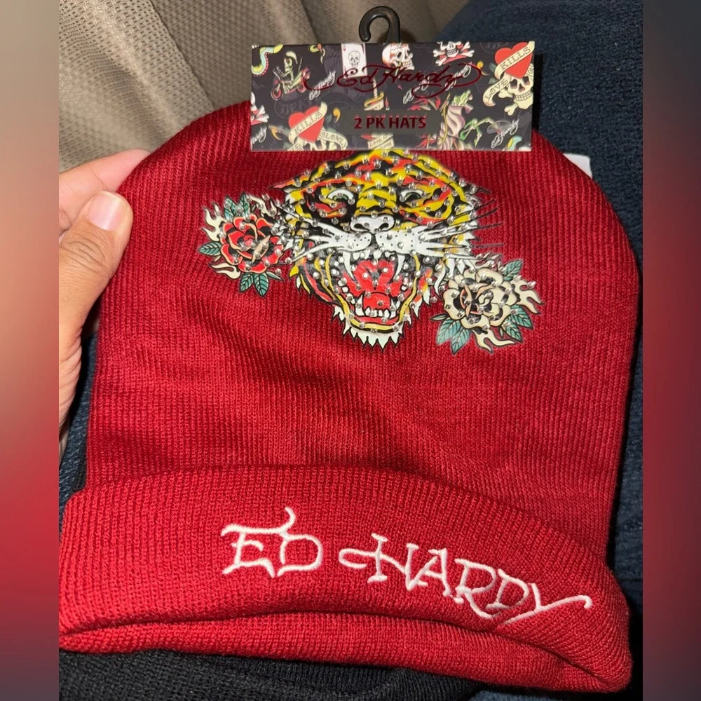 Ed Hardy -‎ Beanie - 2 pack